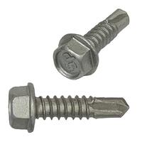 TEK5164GC 5/16" X 4" Hex Washer Head, Self-Drilling Screw, Coated